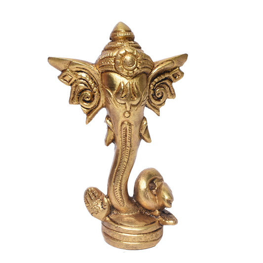 Ganesh Mask Golden (4.5 In)