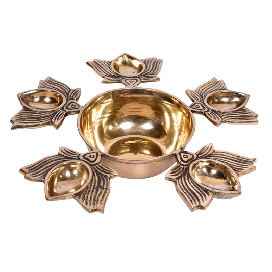 Lotus Bowl Urli (8.5 X 1.5 In)