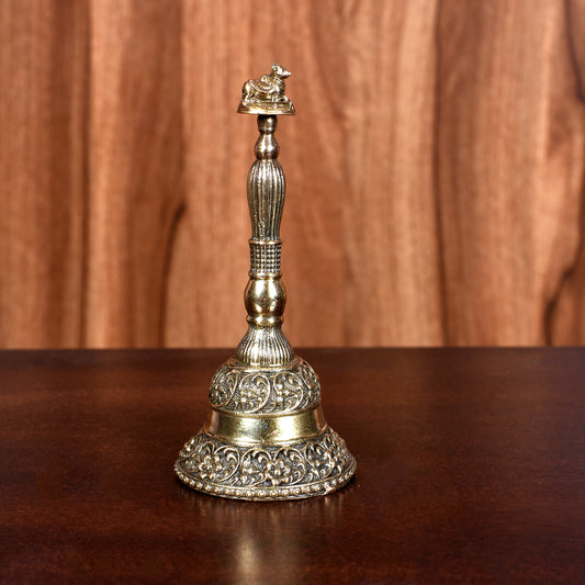 Brass Hand Bell Nandi (4 In)