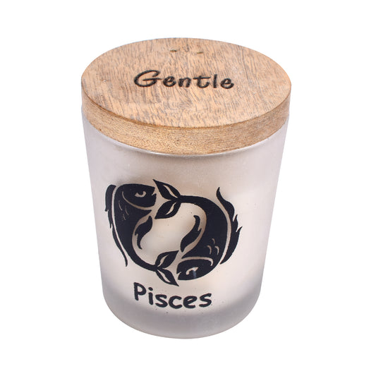 Soy Wax Glass Candle - Zodiac Signs