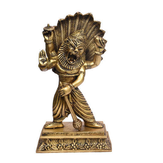 Narsimha Standing With Cobra Sq Base (12 In)