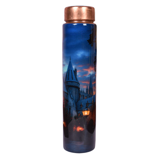 Decal Printed Slim Bottle - Castle (750 ml)