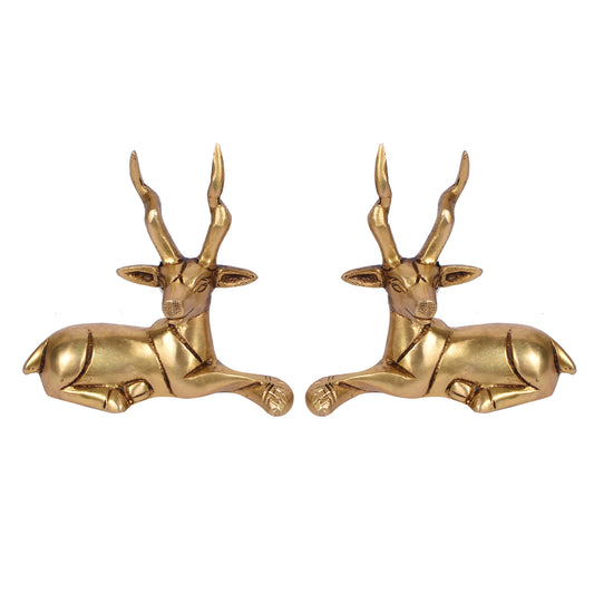 Deer Pair With Big Horns (3.5 X 3.5 Inch)