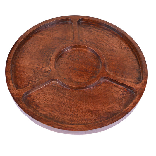 Wooden Chip & Dip - Round