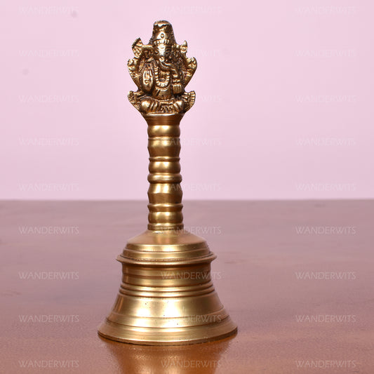Hand Bell Ganesh (5.25 In)