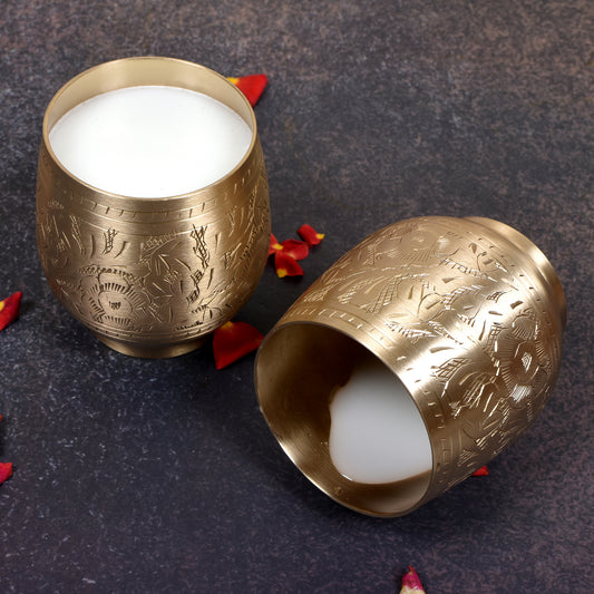 Goblet Glasses (Set Of 2) - 3.5 X 2.5 In