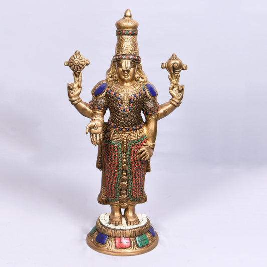 Balaji Standing On Designer Half Base (18 In)