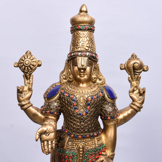 Balaji Standing On Designer Half Base (18 In)