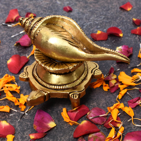 Tortoise With Shankh (2.75 In)