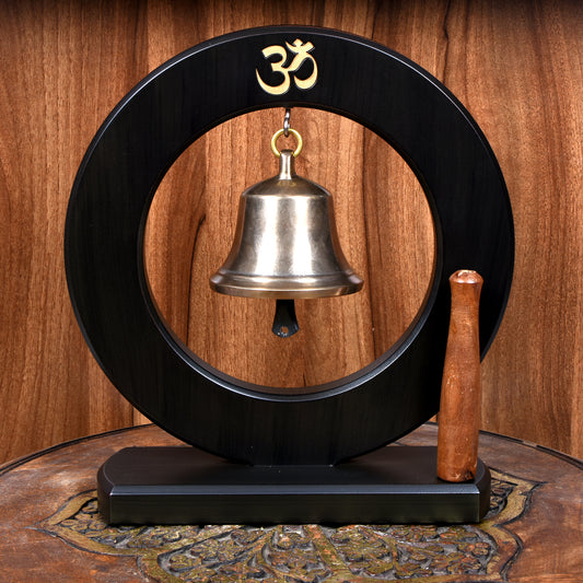 Brass Om Bell (11 In)