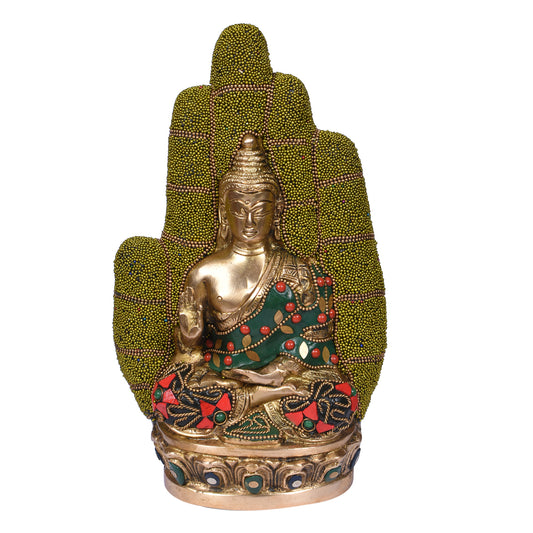 Brass Buddha Hand (9.5 In)