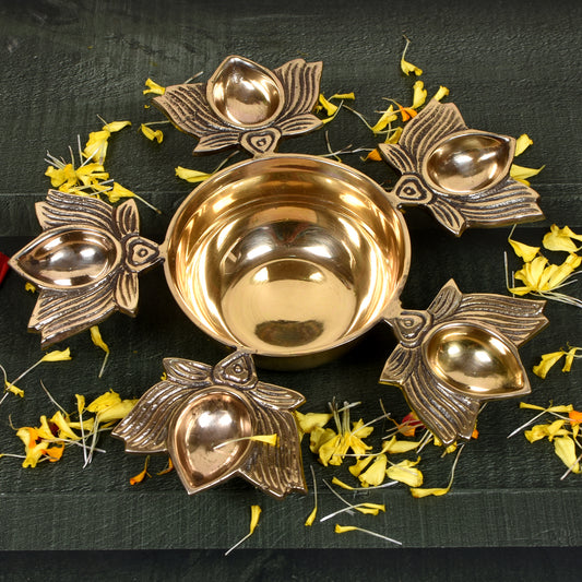 Lotus Bowl Urli (8.5 X 1.5 In)