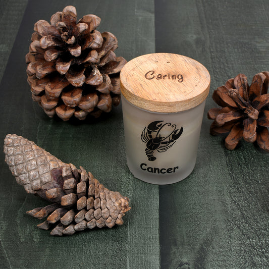 Soy Wax Glass Candle - Zodiac Signs