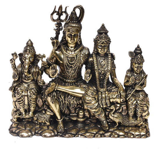 Shiv Parivaar Sitting on Base (5 In)