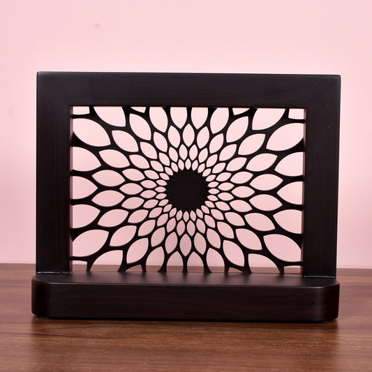 Wooden Stand With Cutwork (9 In)