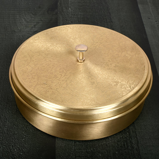 Masaladani With Floral Etching (7 In)