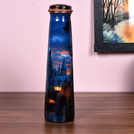 Decal Printed Tower Bottle - Castle (900 ml)