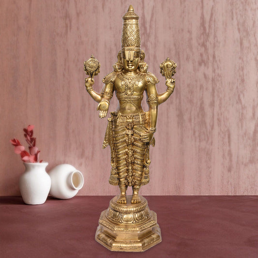 Balaji Standing On Designer Base (35 In)