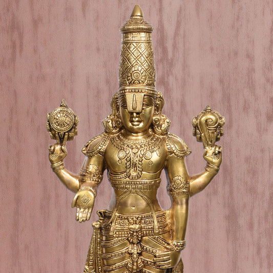 Balaji Standing On Designer Base (35 In)