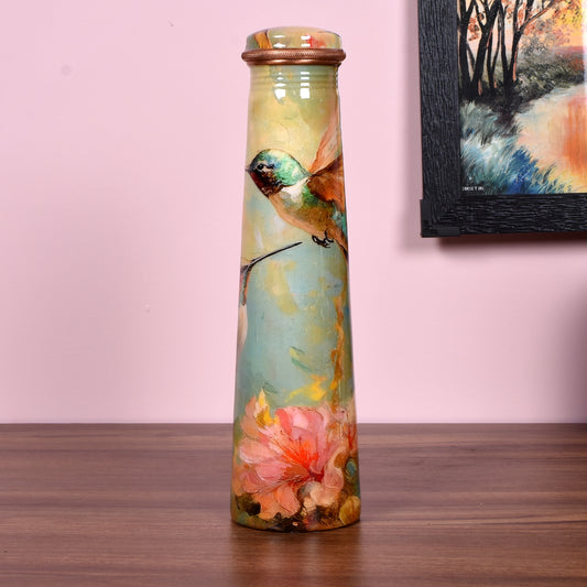 Decal Printed Tower Bottle - Birds (900 ml)