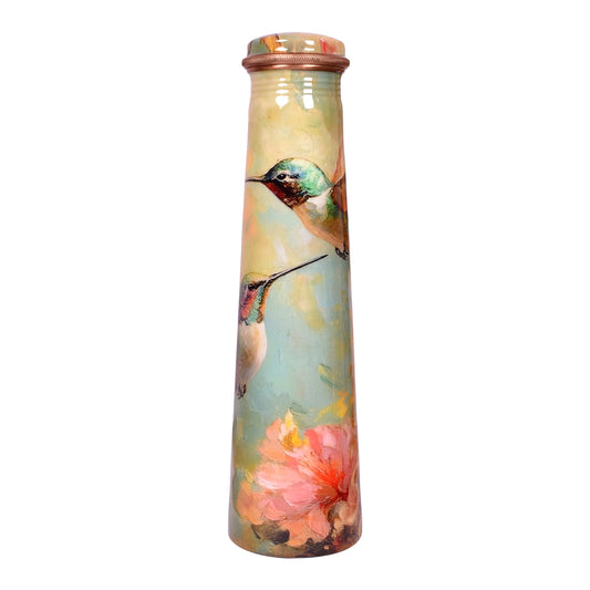 Decal Printed Tower Bottle - Birds (900 ml)