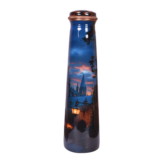 Decal Printed Tower Bottle - Castle (900 ml)