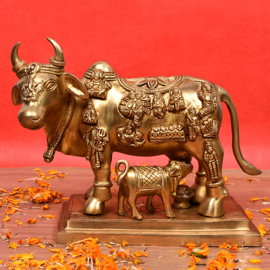 Cow with Calf (10 X 7.5 In)