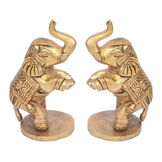 Elephant Standing In Jumping Position (4 In)