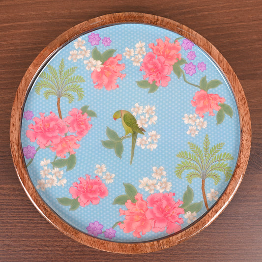 Round Tray - 8" - Blue