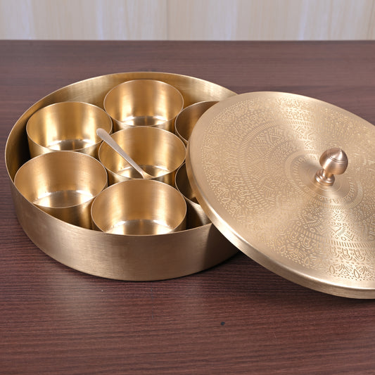 Brass Masaladani (8 In)