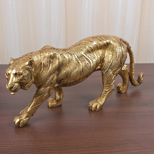 Brass Yellow Gold Tiger (13 In)